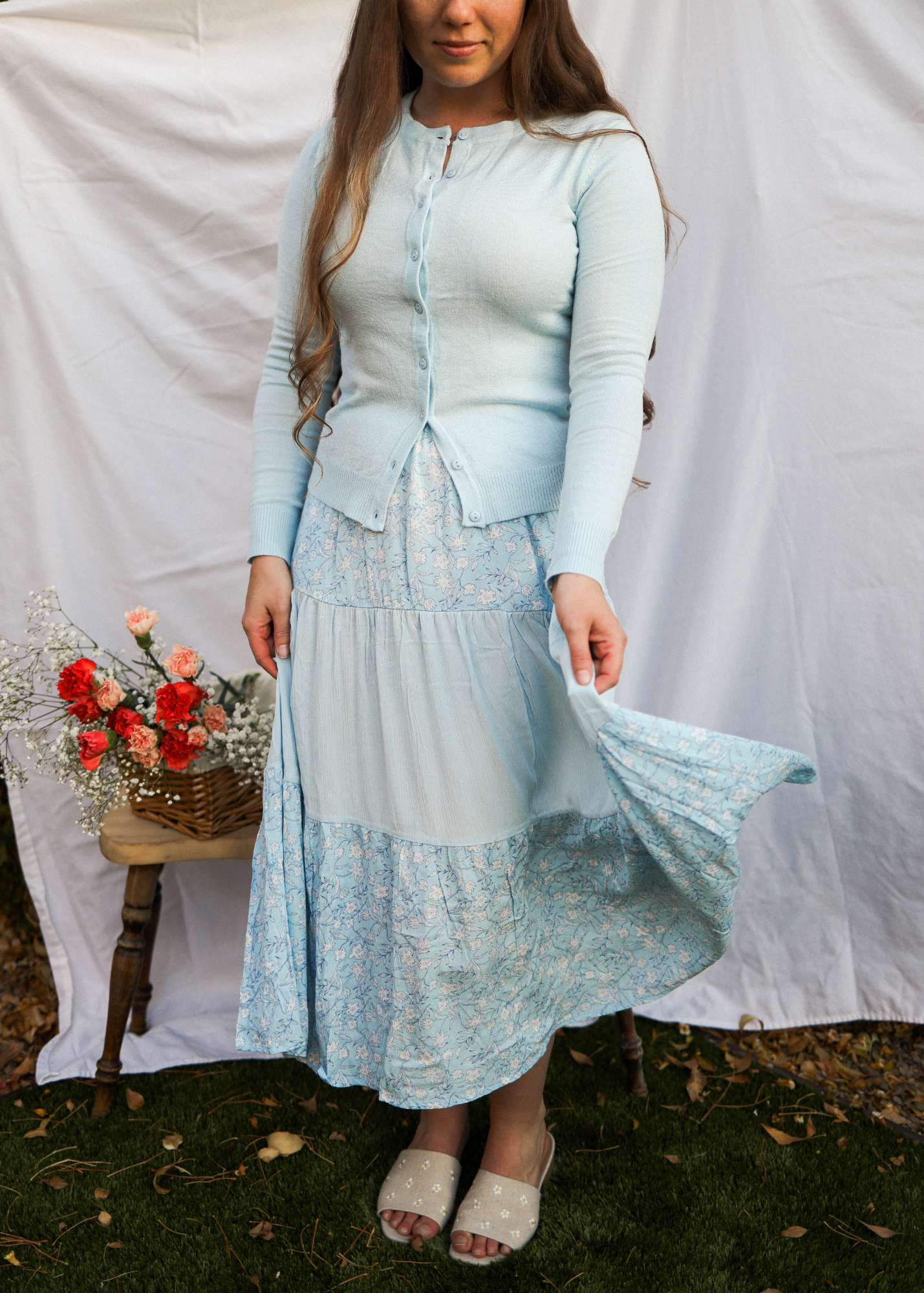 Harmony Skirt- Baby Blue